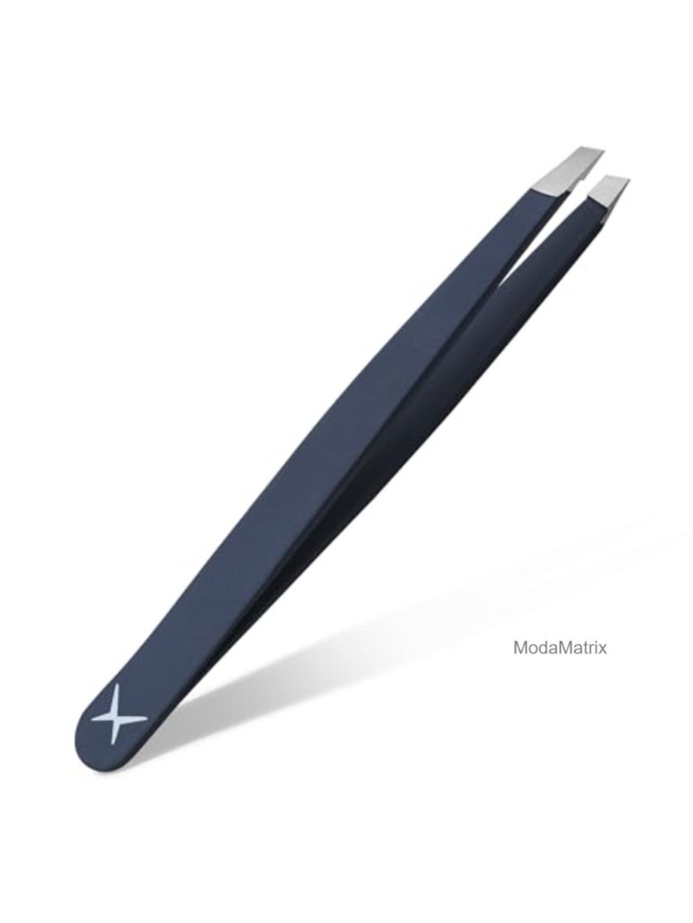 Slant Tip Stainless Steel Tweezers Precision Eyebrow & Facial Hair Removal